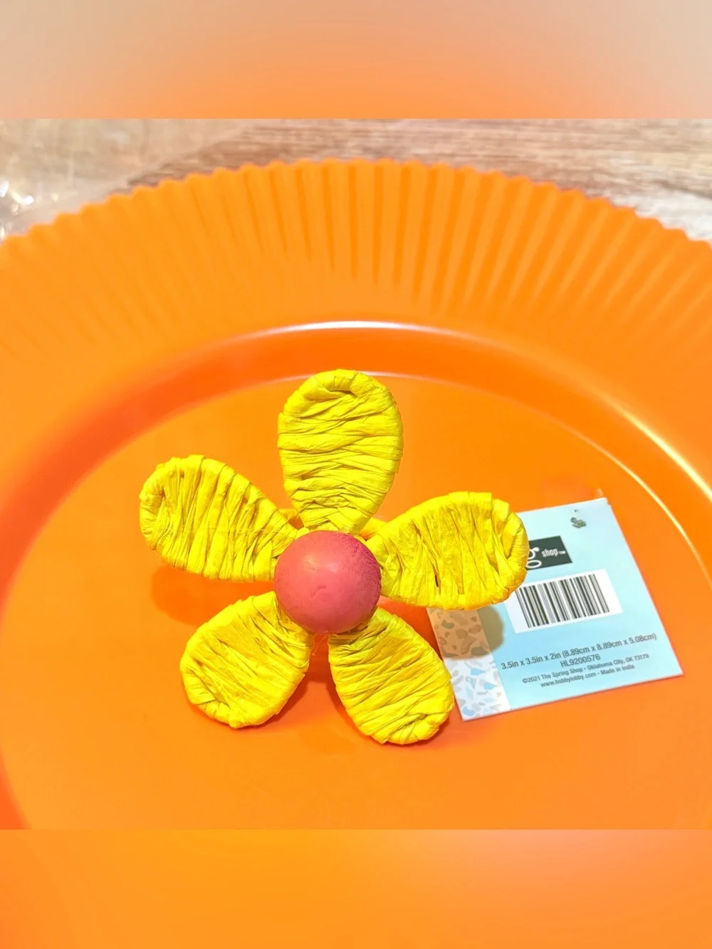 Spring Shop Orange Fall Table Setting Set 6 Plate Chargers 4 Floral Napkin Rings